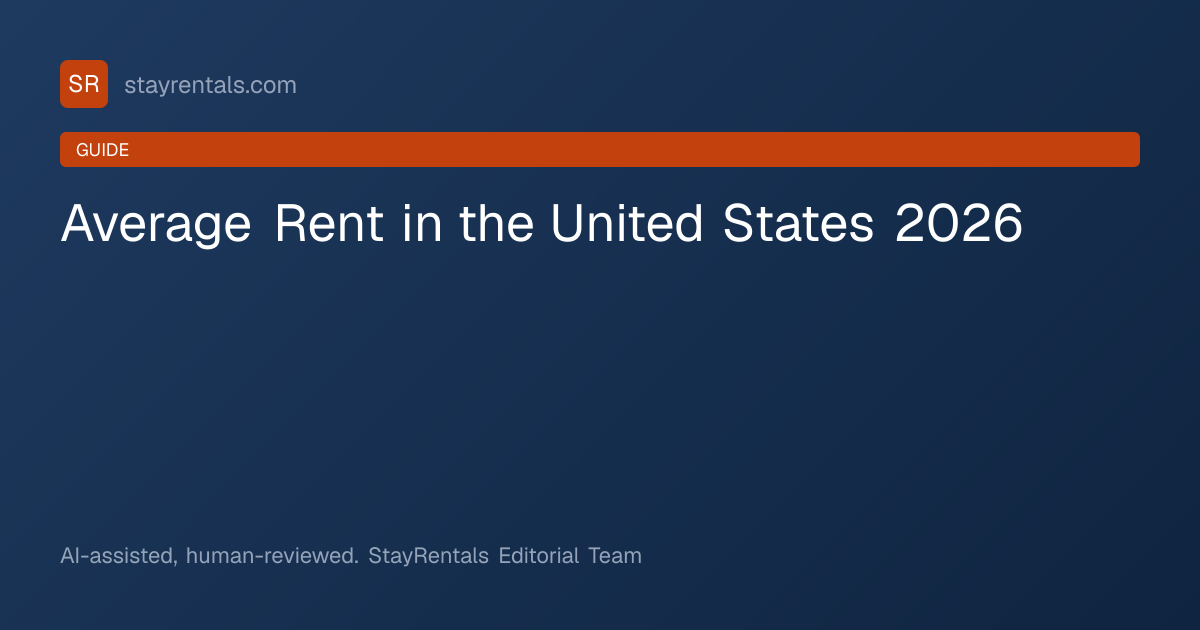 Average Rent in the United States 2026 | StayRentals